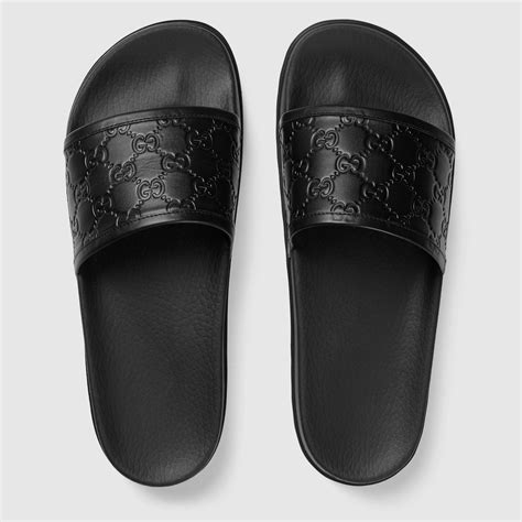 gucci mens slide sandals|sandali uomo gucci.